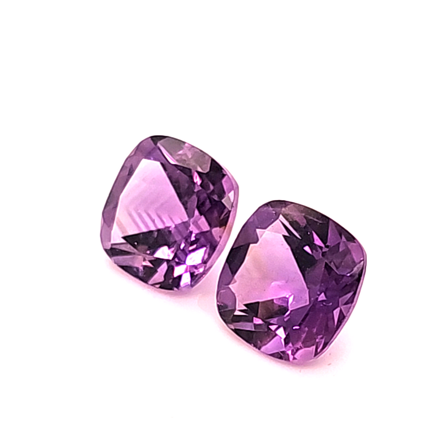 4.30 Ct Natural Amethyst Pair – VS – 8.22mm