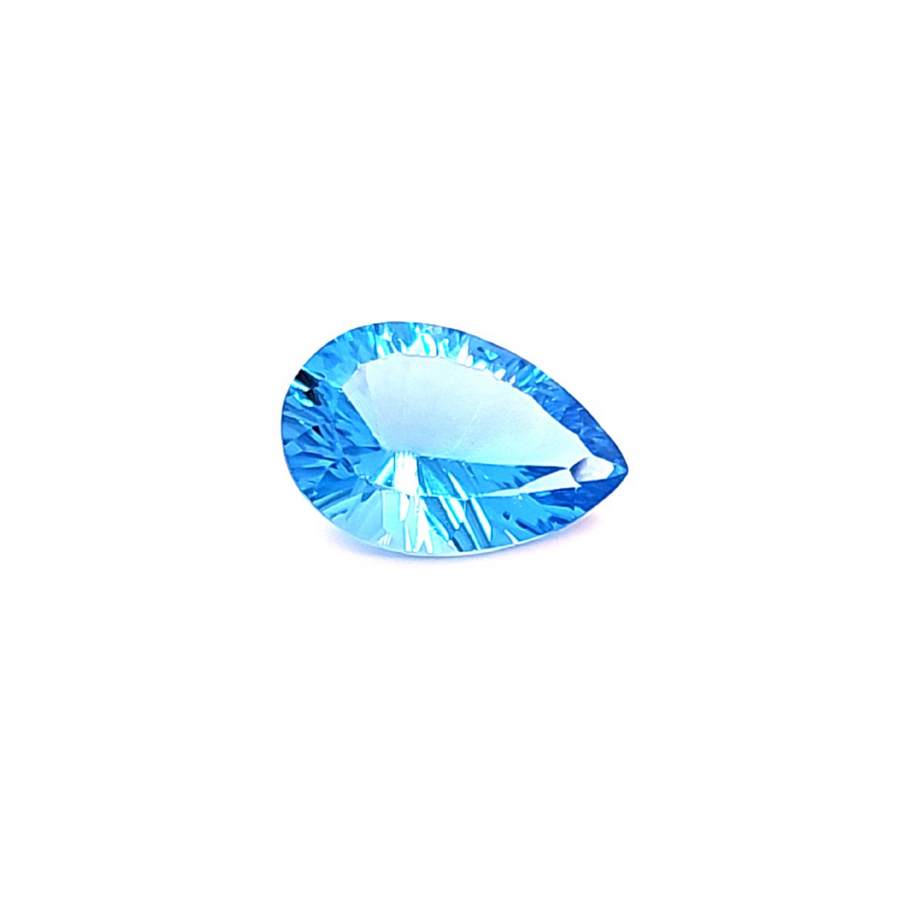 4.78 Ct Natural Swiss blue Topaz - VS – 13.50 x 9.30mm