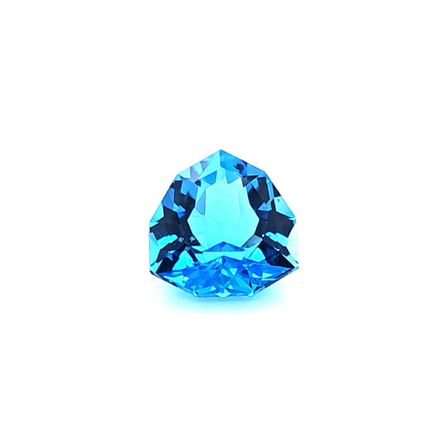 5.88 Ct Natural Swiss blue Topaz - VVS – 11.50mm