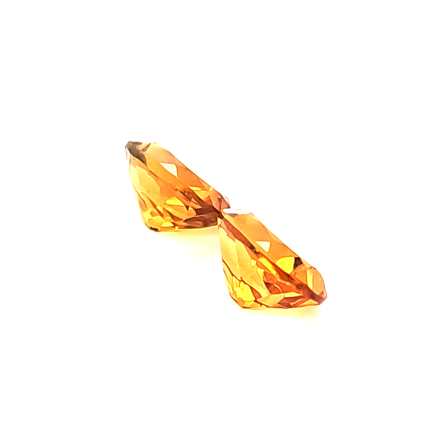 3.23 Natural Citrine Pair - VVS – 9.00 x 7.00mm