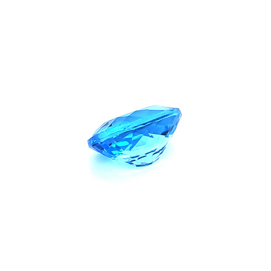 6.56 Ct Natural Swiss blue Topaz - VVS – 12.60 x 10.10mm