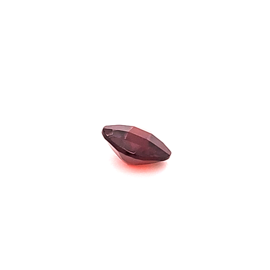 Red Rhodolite Garnet Engagement Ring