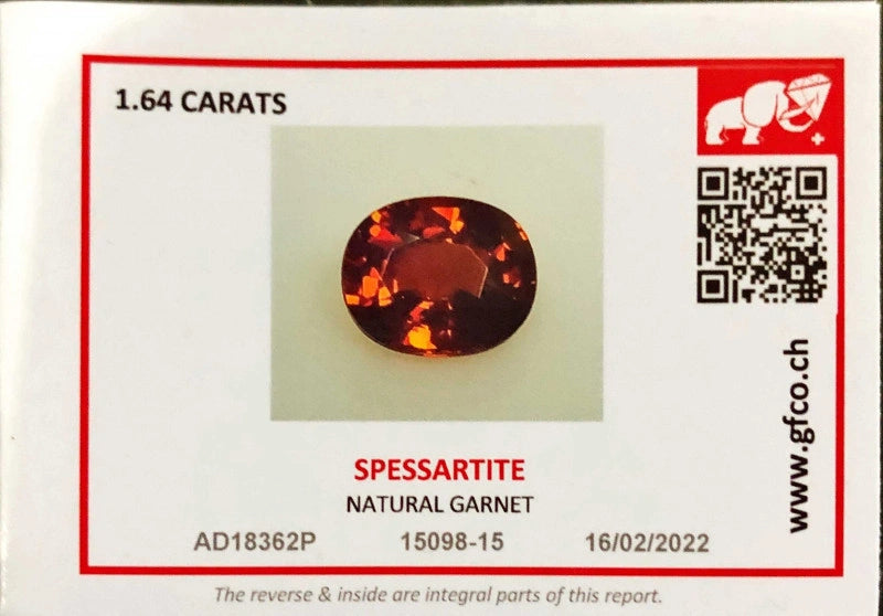 Orange Spessartite Garnet Jewellery
