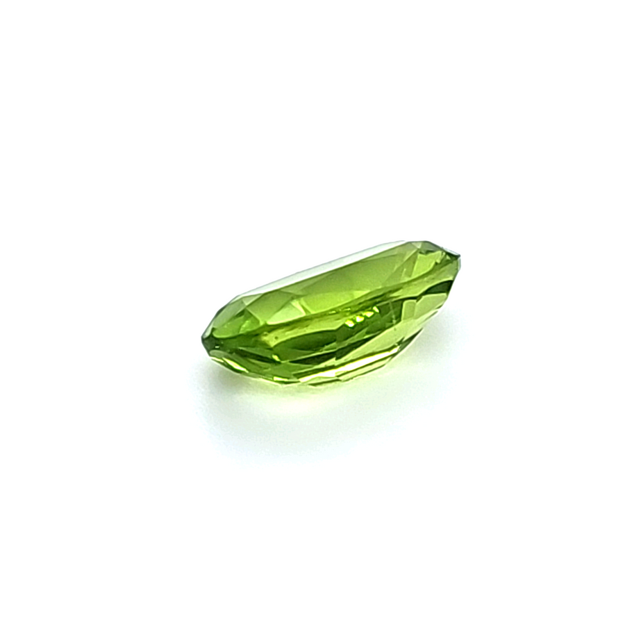 Green Peridot Engagement Ring