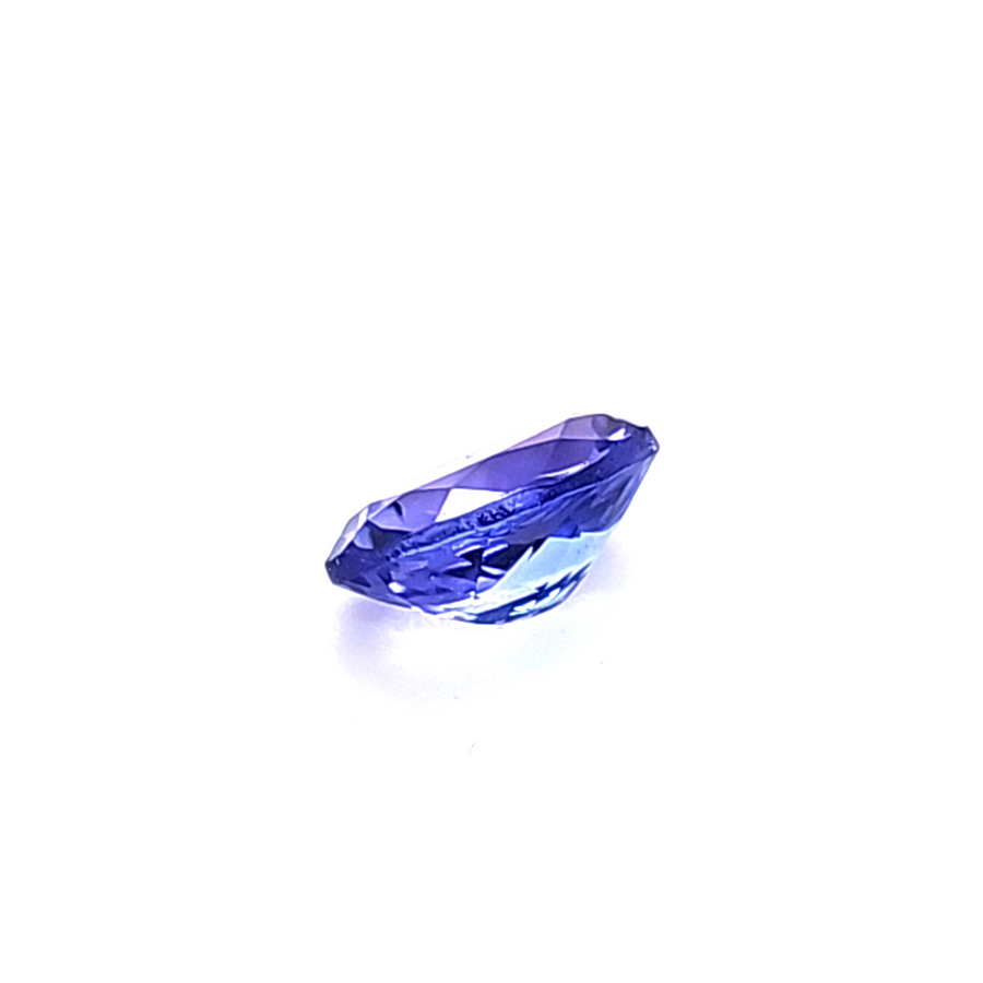Blue Tanzanite Engagement Ring