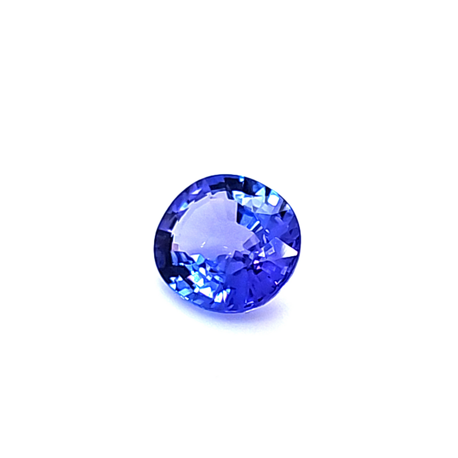 Blue Tanzanite Engagement Ring