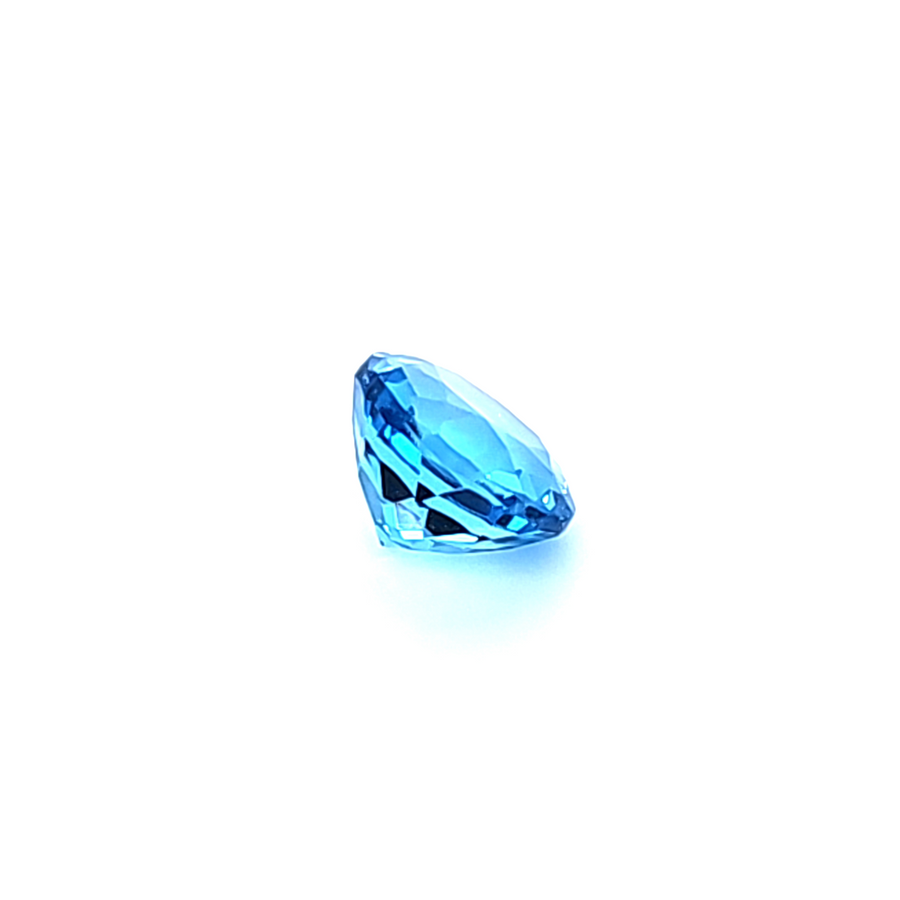 Blue Topaz Engagement Ring