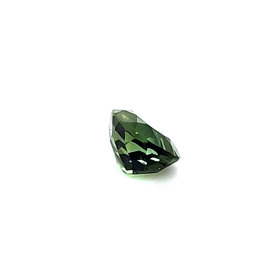 Green Tourmaline Engagement Ring