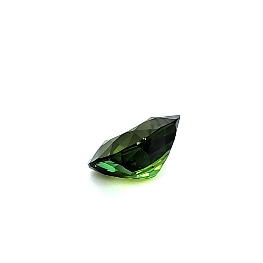Green Tourmaline Engagement Ring