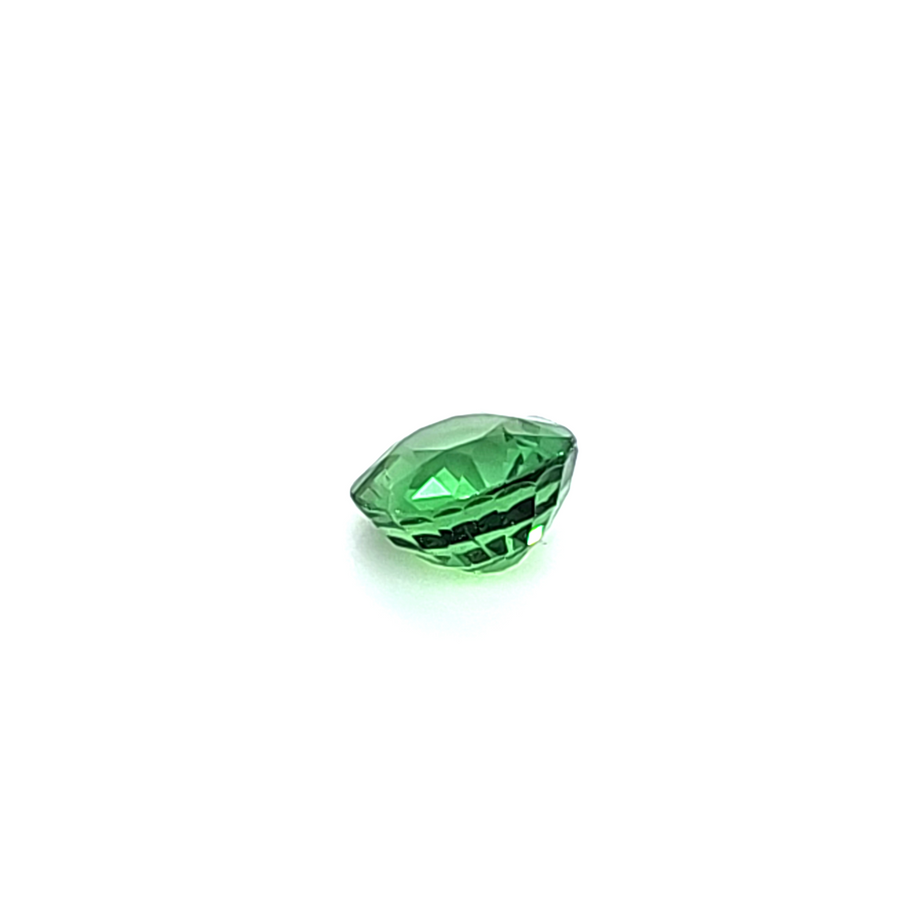 Green Tsavorite Engagement Ring