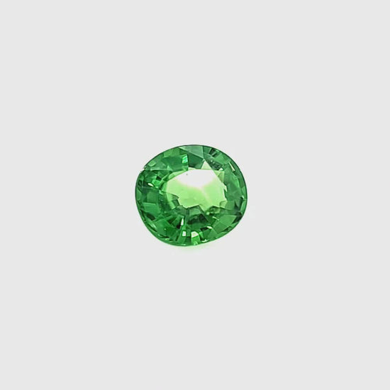 Natural Tsavorite Garnet oval cut 