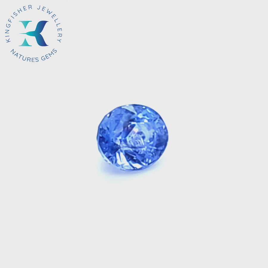 1.25 Ct Natural Blue Sapphire – I1 – 6.27 x 5.25mm