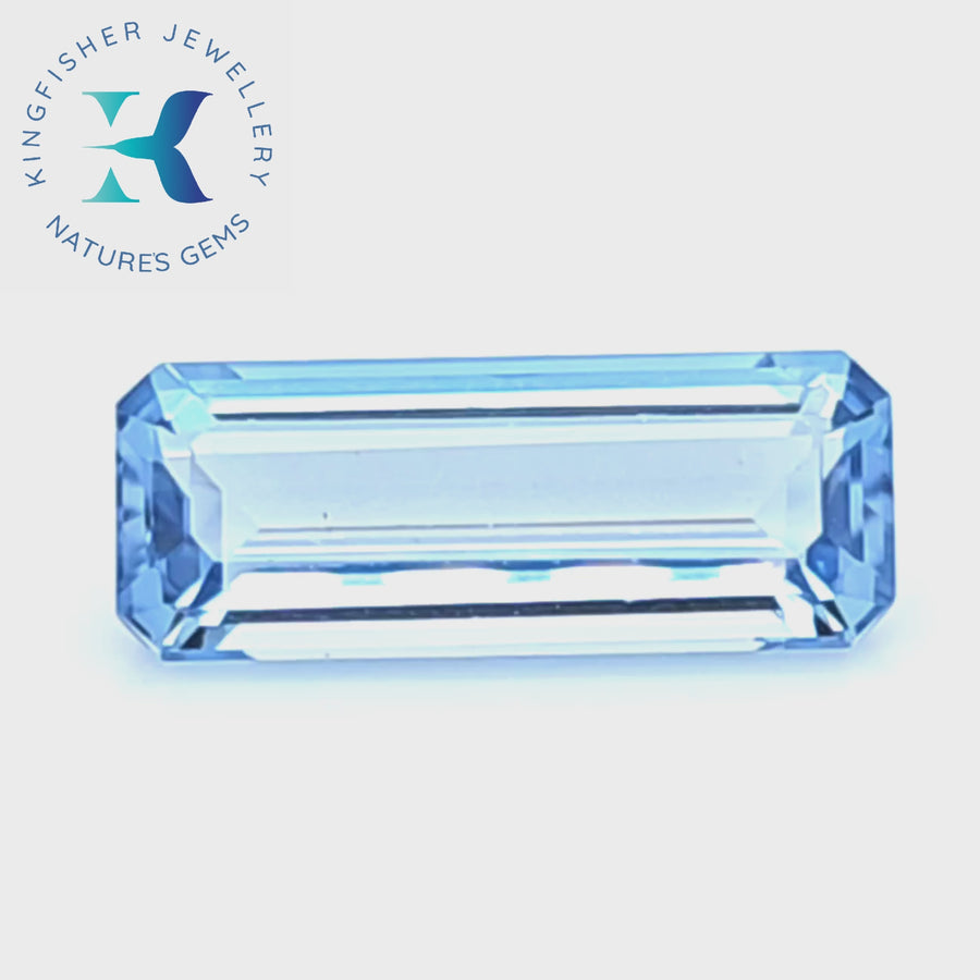 5.00 Ct Natural Aquamarine - VVS – 16.90 x 6.50mm