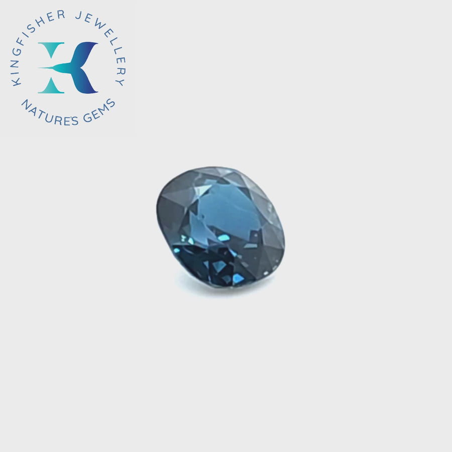 1.41 Ct Certified Blue Sapphire – VS – 6.49 x 6.05mm