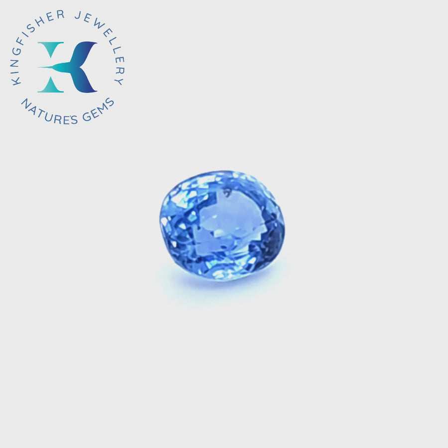 1.26 Ct Natural Blue Sapphire – VS – 6.10 x 5.40mm