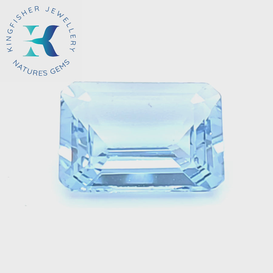 5.00 Ct Natural Aquamarine – SI1 – 13.00 x 10.00mm