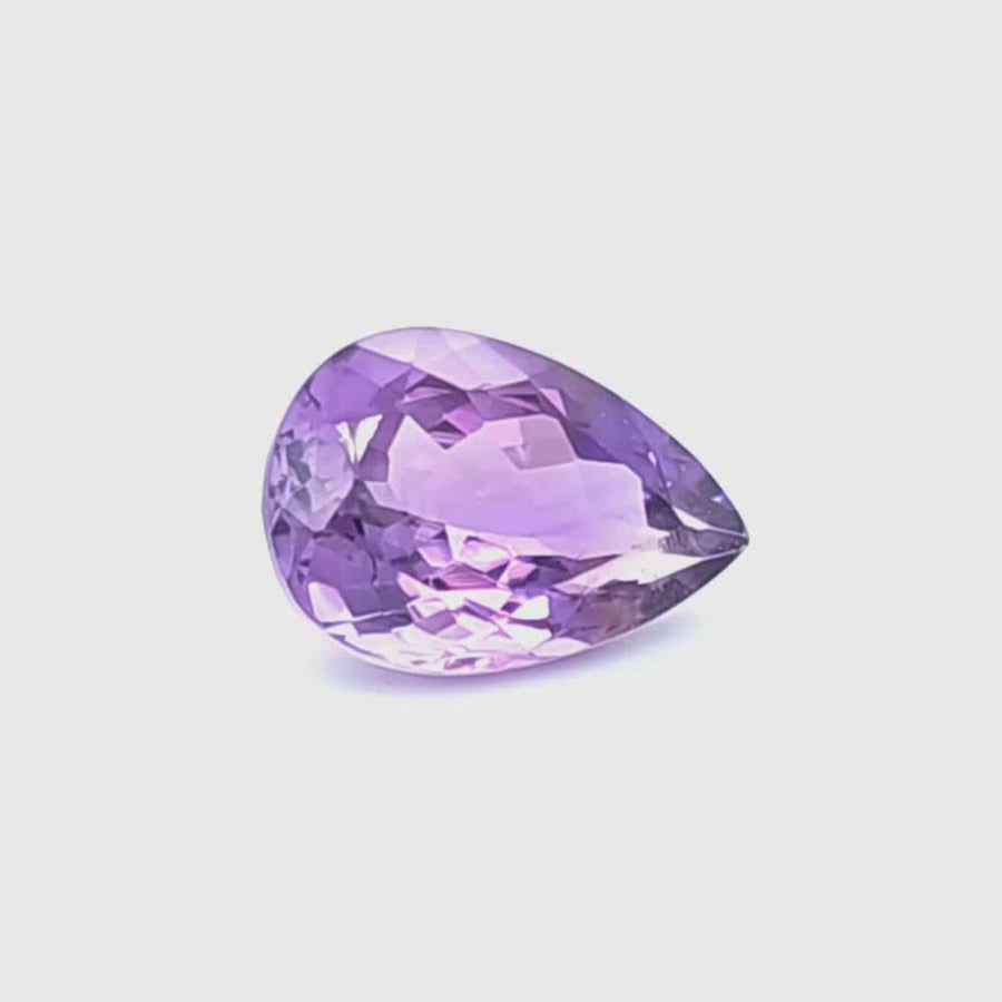 Natural Amethyst Pear cut