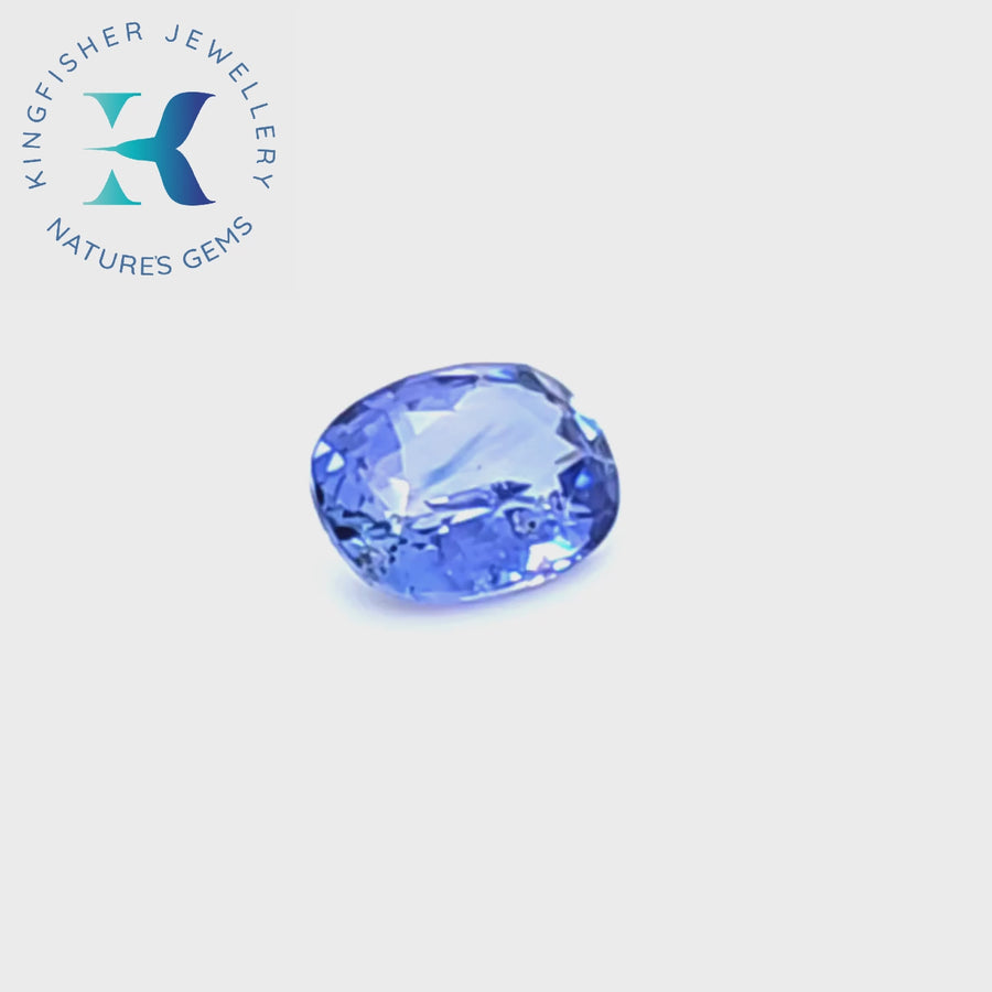 1.08 Ct Certified Untreated Sapphire – SI – 6.80 x 5.40mm