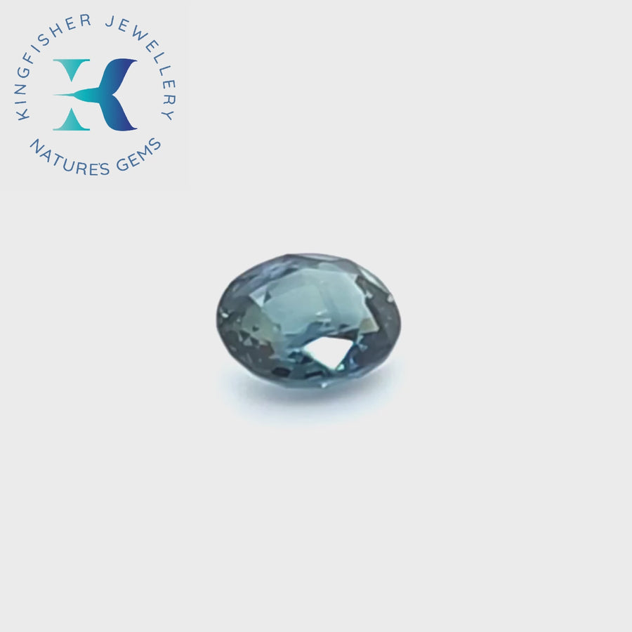 1.05 Ct Natural Teal Sapphire – VS – 6.50 x 5.50mm