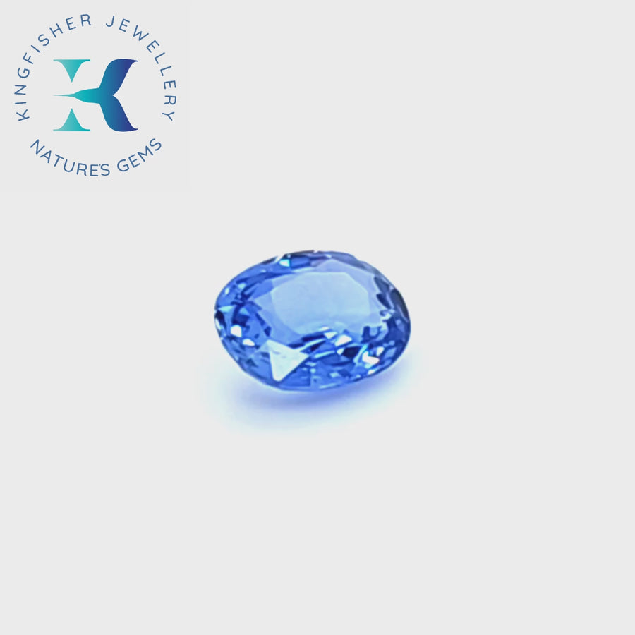 1.12 Ct Natural Blue Sapphire – SI – 6.80 x 5.40mm