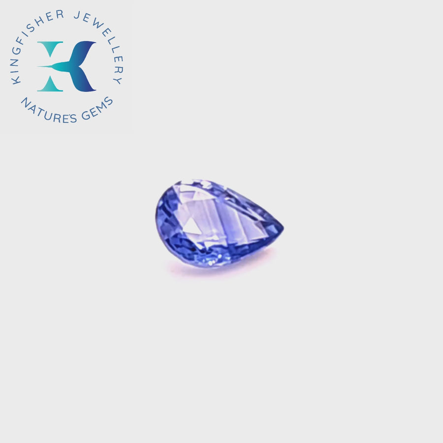 0.79 Ct Natural Blue Sapphire – VVS – 6.60 x 4.70mm