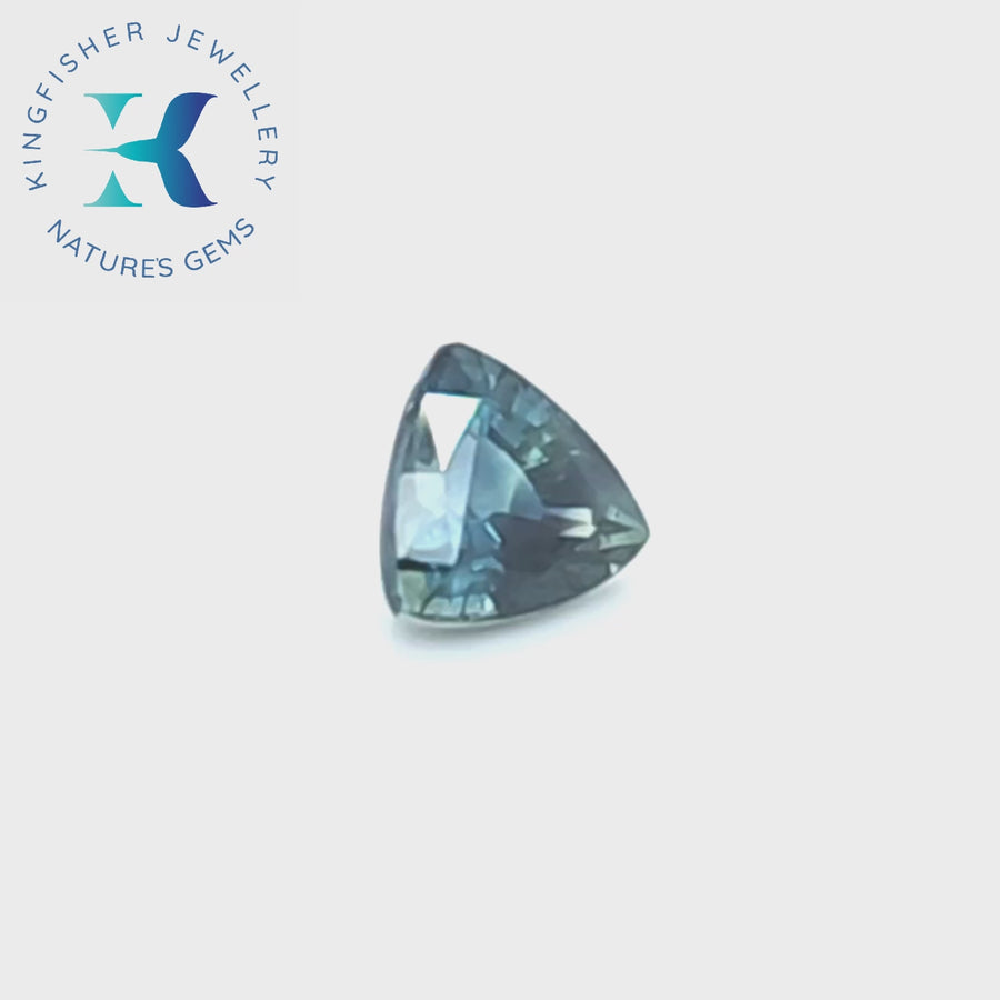 1.28 Ct Natural Teal Sapphire – VS – 6.00mm