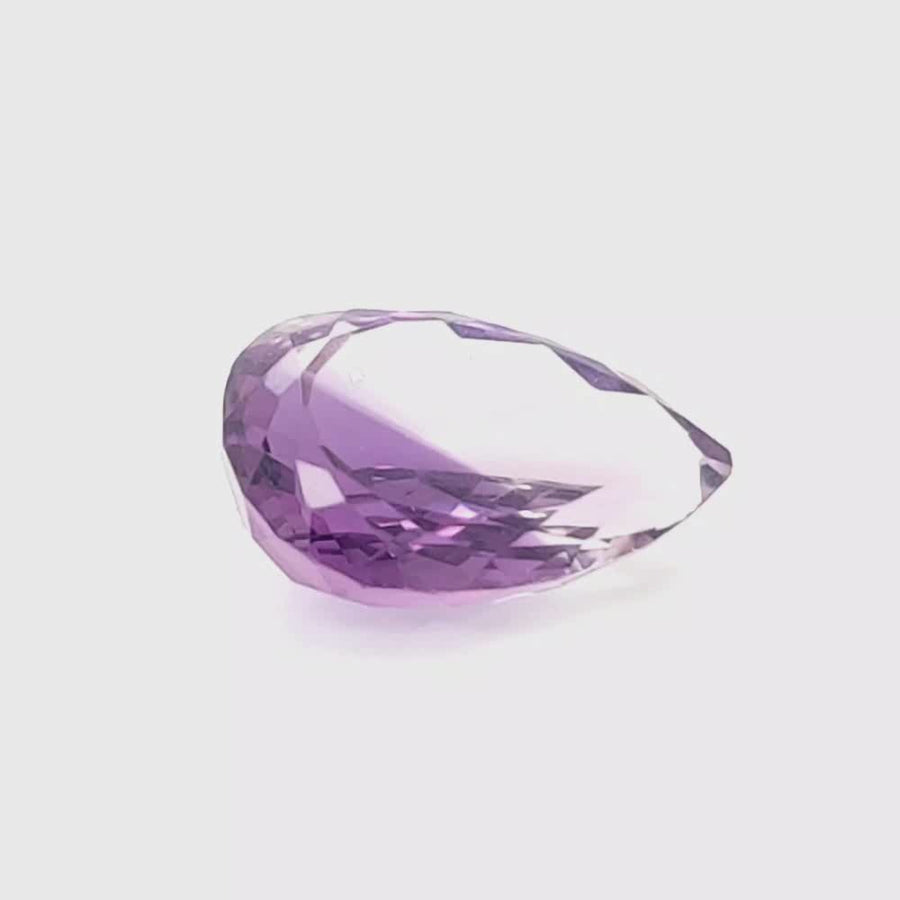 Natural Amethyst Pear cut – 6.83 Ct SI1 – 15.83 x 10.73mm