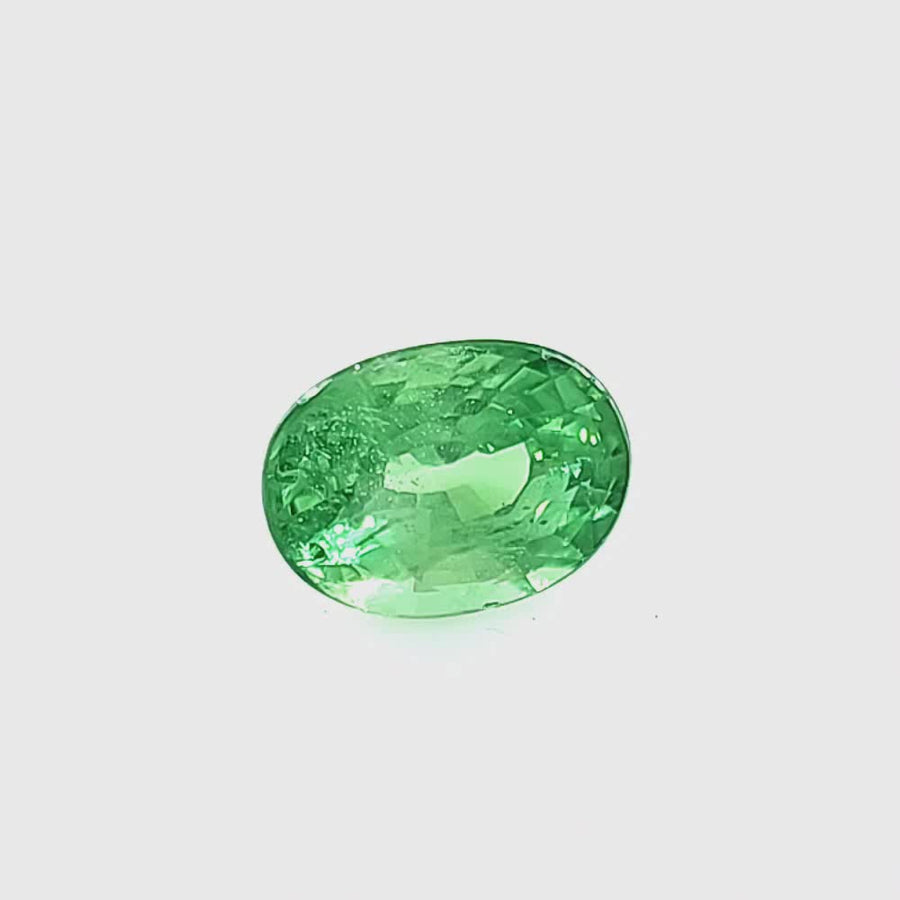 Natural Tsavorite Garnet oval cut 