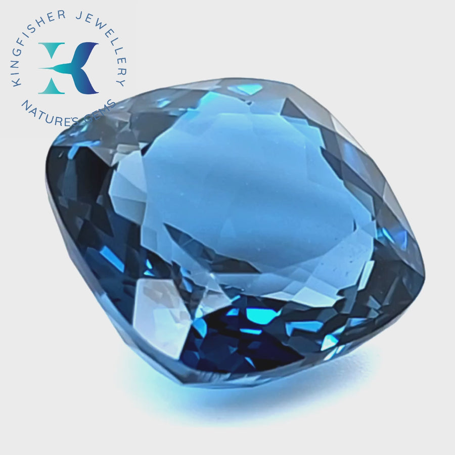 25.91 Ct Natural London blue Topaz – VVS – 17.00mm