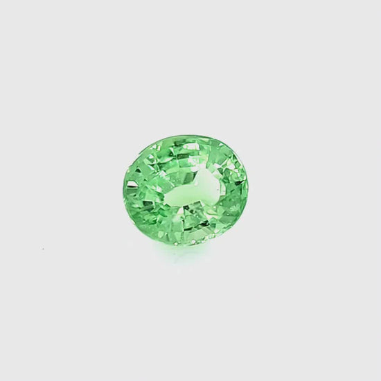 Natural Tsavorite Garnet oval cut 