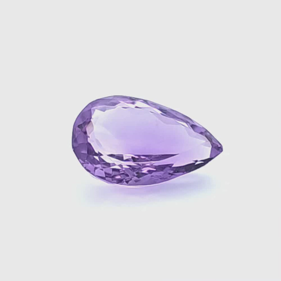 Natural Amethyst Pear cut