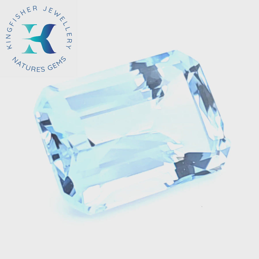 10.15 Ct Natural Aquamarine - SI – 15.80 x 10.90mm