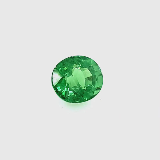 Natural Tsavorite Garnet oval cut 