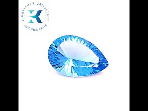 4.78 Ct Natural Swiss blue Topaz - VS – 13.50 x 9.30mm