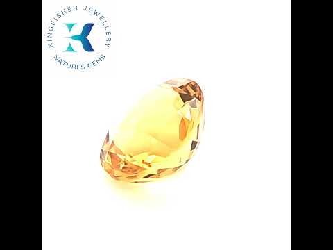 4.87 Carat Natural Citrine - VVS – 11.20mm