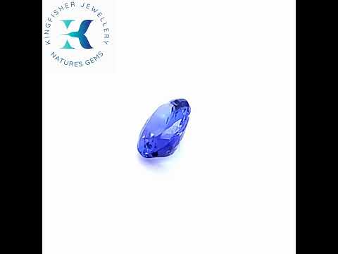 Blue Tanzanite Engagement Ring