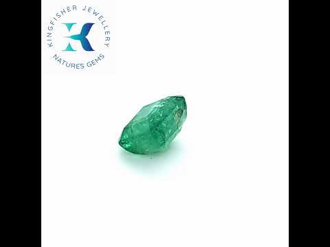 1.00 Ct Zambian Emerald – I2 – 5.53mm – Small chip