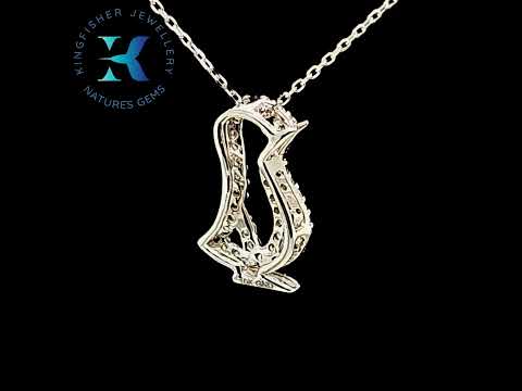 0.17 Ct Diamond Pendant – 10K Gold – 13.89 x 8.44mm