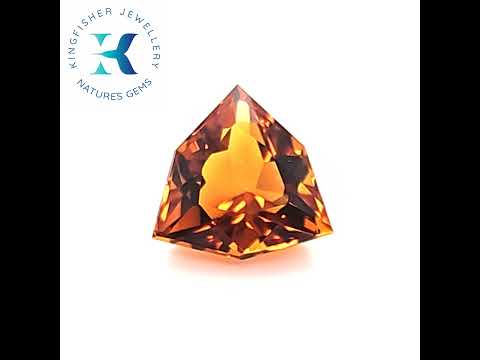 3.46 Ct Natural Citrine - VVS – 10.60mm