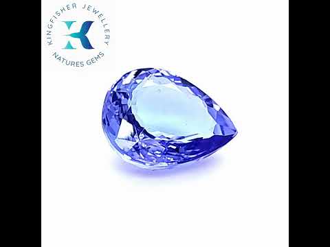 Blue Tanzanite Engagement Ring