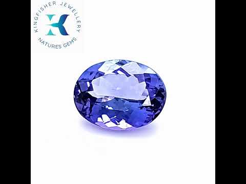 Blue Tanzanite Engagement Ring