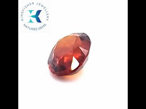 Hessonite Garnet Pendant