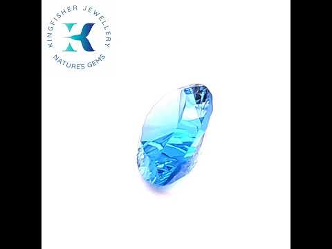 4.78 Ct Natural Swiss blue Topaz - VS – 13.50 x 9.30mm