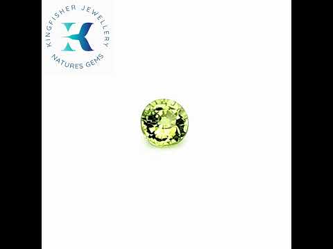 Green Peridot Engagement Ring