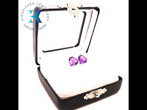 3.29 Ct Natural Amethyst Pair – VVS – 8.00mm