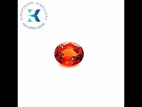 Orange Spessartite Garnet Gemstone