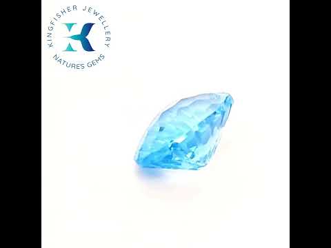 Natural Sky-Blue Topaz – 12.60 Ct VVS – 16.26 x 12.41mm