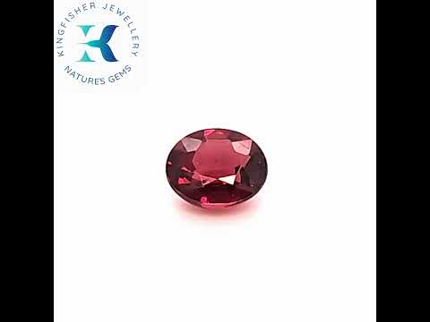 Red Umbalite Garnet Engagement Ring