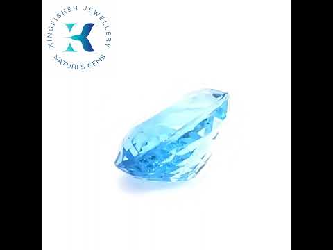 Natural Sky-Blue Topaz – 18.25 Ct VS – 18.07 x 13.33mm