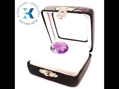 Certified 14.58 Ct Natural Amethyst – SI – 20.30 x 14.07mm